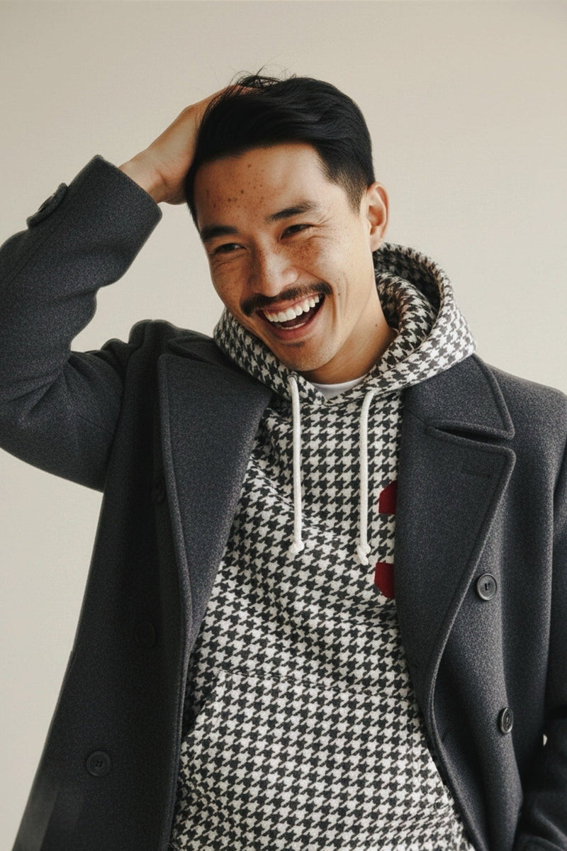 Houndstooth Hood