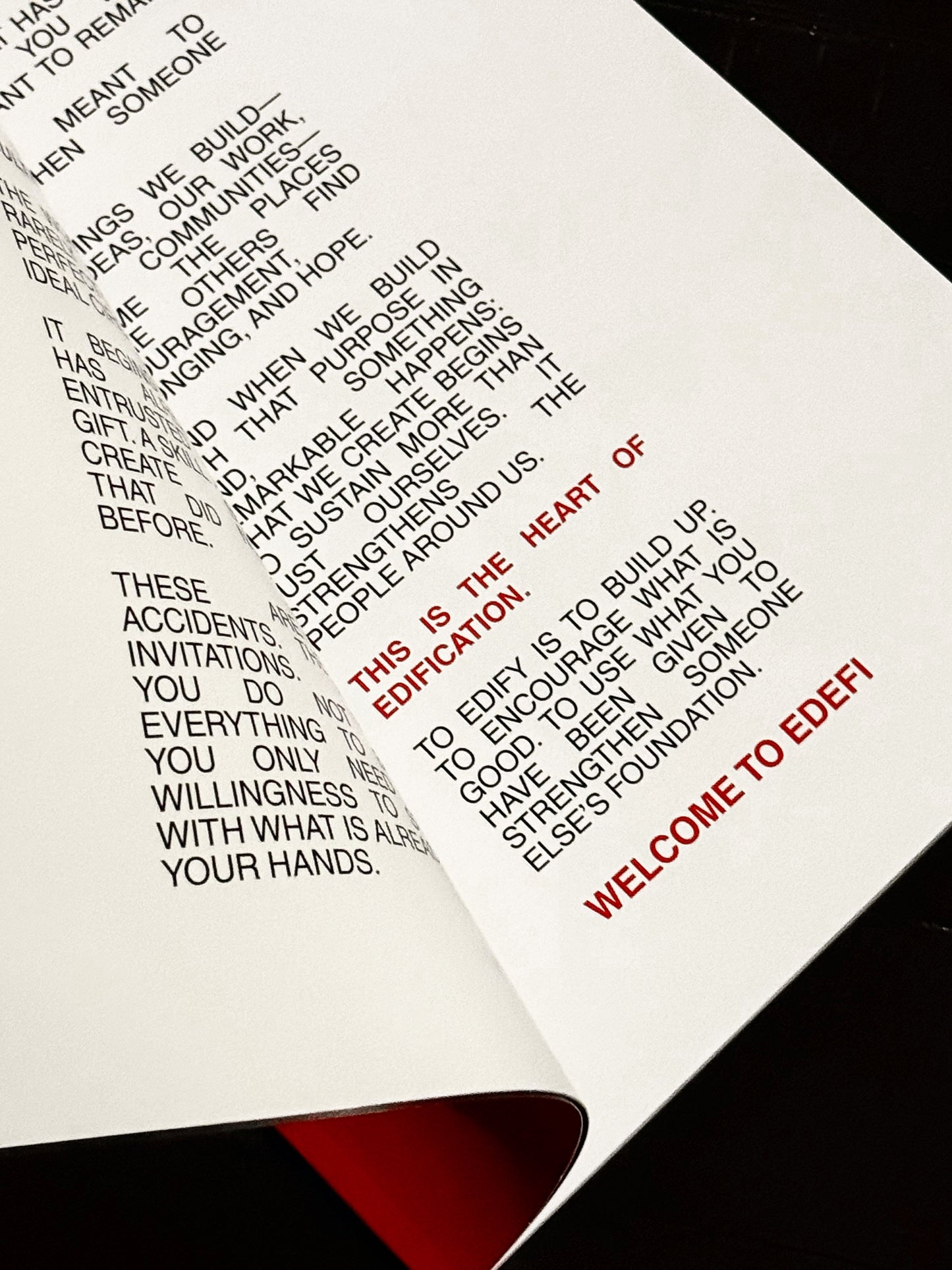 EDEFI COFFEE TABLE BOOK