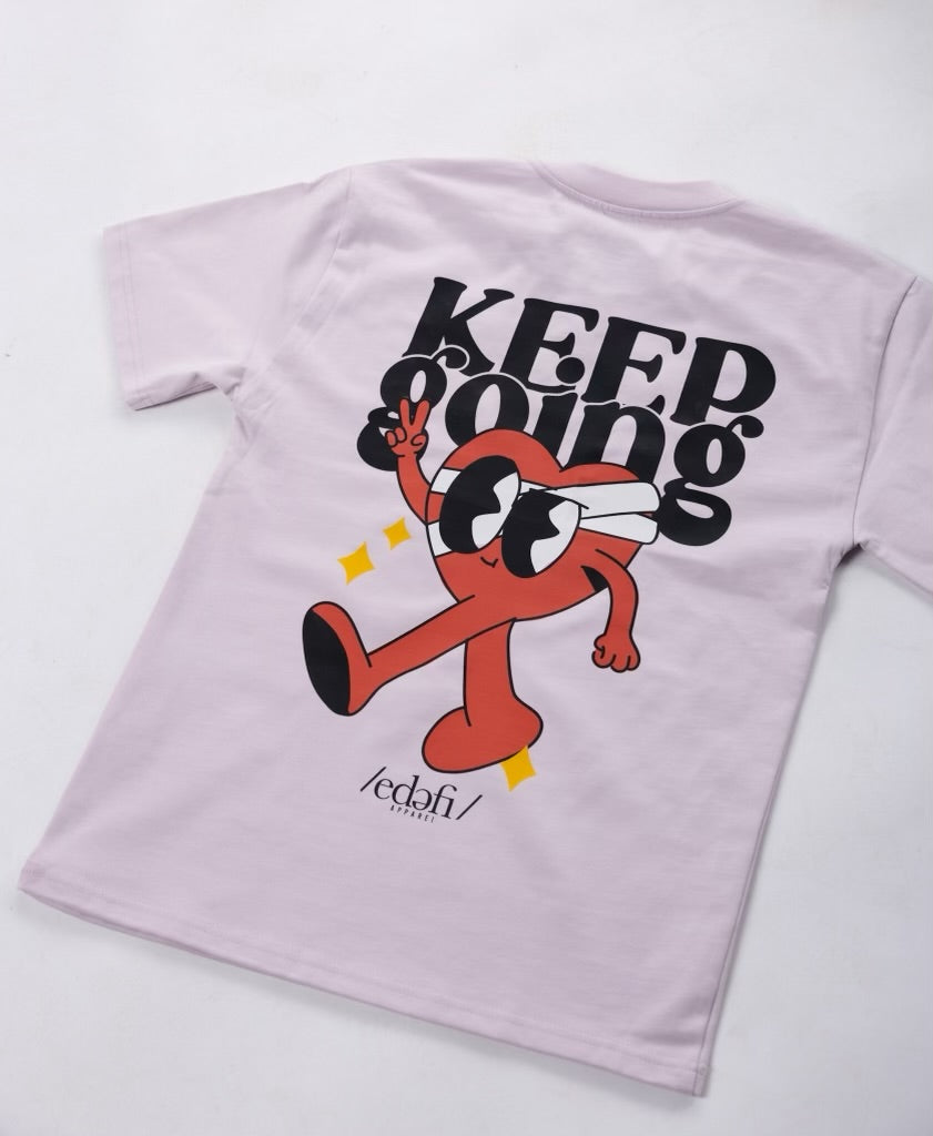 Keep Going Heavyweight Tee