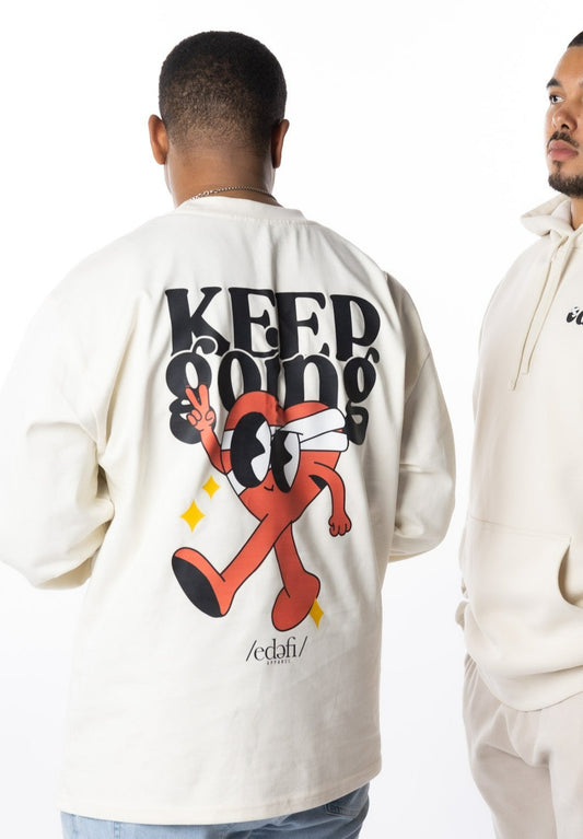 Keep Going Heavyweight L/S Tee