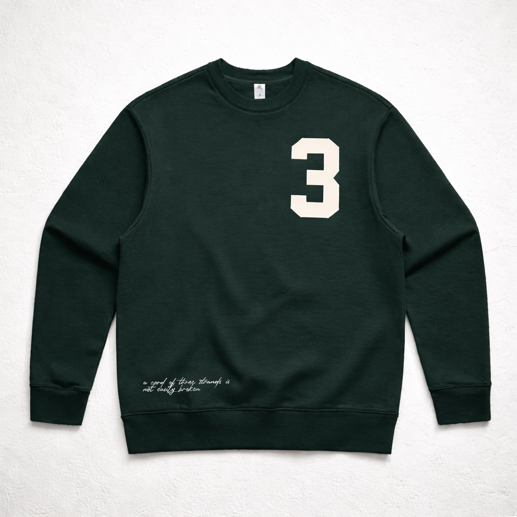 The Three Strands R100 Three Strands Heavy Crew – edefi apparel