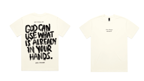 Dear Stranger Tee Faded Bone