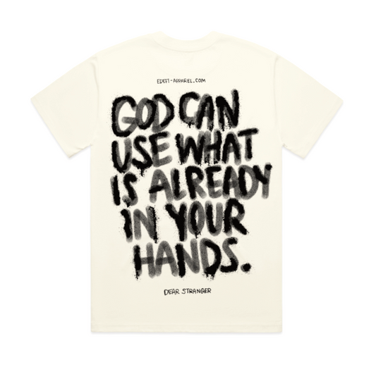 Dear Stranger Tee Faded Bone