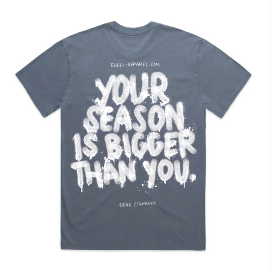 Dear Stranger Tee Indigo