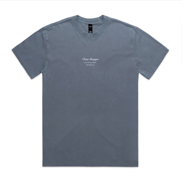 Dear Stranger Tee Indigo