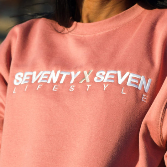 70x7 Bold Embroidered Crewneck Sweatshirt